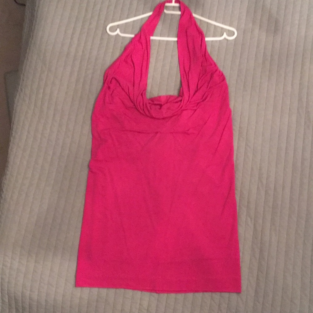 Sexy Pink Low Scooped Backless Mini Dress